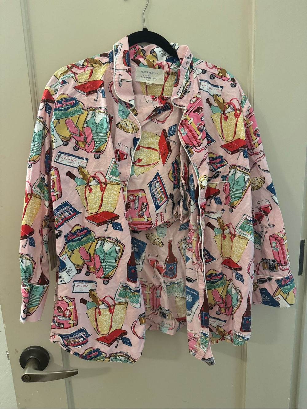 PrintFresh X Emily Henry PJ Set in Emotional Baggage